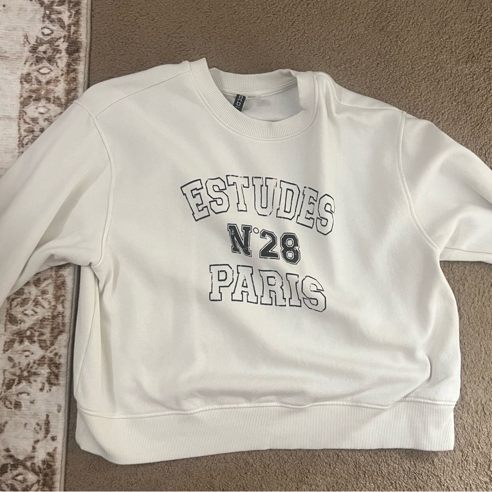 White ESTUDES Paris Sweatshirt